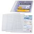 Папки-файлы на 20 визиток BRAUBERG, КОМПЛЕКТ 10 шт., А4 (210х297 мм), перфорированные, ПВХ 120 мкм, 231831
