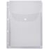 Папка-файл перфорированная, А4, объемная, до 250 листов, клапан с кнопкой, 180 мкм, ДПС, 2308