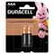 Батарейки КОМПЛЕКТ 2 шт., DURACELL Basic, AAA (LR03, 24А), алкалиновые, мизинчиковые, блистер