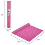 Бумага гофрированная/креповая (ИТАЛИЯ) 140 г/м2, 50х250 см, насыщенно розовая (950), BRAUBERG FIORE, 112593
