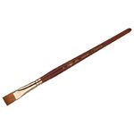 Кисть художественная колонок Гамма "Классика", плоская №12