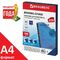 Обложки пластиковые для переплета, А4, КОМПЛЕКТ 100 шт., 150 мкм, прозрачно-синие, BRAUBERG, 530826
