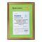 Рамка 21х30 см, пластик, багет 20 мм, BRAUBERG "HIT3", золото, стекло, 390990