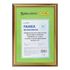Рамка 21х30 см, пластик, багет 20 мм, BRAUBERG "HIT3", золото, стекло, 390990