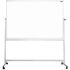 Доска магнитно-маркерная OfficeSpace, 120*180см, двустронняя, поворотная, мобильная, алюминиевый профиль
