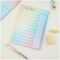 Блок для записей (To Do list) MESHU 14,8*21,0см (А5), 50л., "Candy color", на склейке
