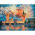 Картина стразами (алмазная мозаика) 40х50 см, ОСТРОВ СОКРОВИЩ "Небо Лондона", на подрамнике, 662592