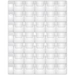 Лист для альбома OfficeSpace "Optima" на 35 монет 35*35, 120мкм