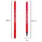 Ручка капиллярная (линер) BRAUBERG "Aero", КРАСНАЯ, трехгранная, металлический наконечник, линия письма 0,4 мм, 142254