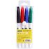 Набор маркеров для белых досок OfficeSpace 04цв., пулевидный, 3мм, чехол с европодвесом