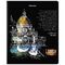 Тетрадь А5, 48 л., BRAUBERG, скоба, клетка, глянцевый лак, "Города" (5 видов в спайке), 404346