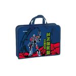 Папка с ручками 1 отделение, А4 Berlingo "Iron drone", 340*245*75мм, пластик, на молнии