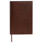 Ежедневник недатированный А5 138x213 мм BRAUBERG "Profile" балакрон, 136 л., коричневый, 123428