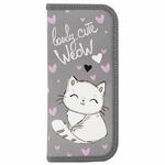 Пенал ПИФАГОР, 1 отделение, ламинированный картон, 19х9 см, "Cute Weow", 229197