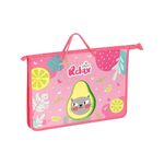 Папка с ручками А4 ArtSpace "Avo-cat", пластик, на молнии, 45мм