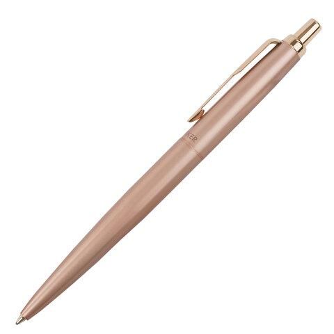 Ручка шариковая PARKER "Jotter XL Monochrome Pink Gold PGT", корпус "розовое золото", сталь, синяя, 2122755