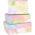 Набор прямоугольных коробок 3в1, MESHU "Tie-dye.Galactica", (19*12*7,5-15*10*5см)