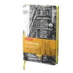 Ежедневник недатированный А5 (138х213 мм), BRAUBERG VISTA, под кожу, гибкий, 136 л., "Old New York", 111991