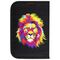 Пенал BRAUBERG с наполнением, 1 отделение, 1 откидная планка, 24 предмета, 21х14 см, "Colorful lion", 270725