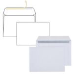 Конверты С4 (229х324 мм), отрывная лента, 90 г/м2, КОМПЛЕКТ 250 шт., внутренняя запечатка, С4.01С.250