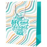 Пакет подарочный 18*23*10см ArtSpace "Forget age", ламинированный