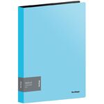 Папка на 4-х кольцах Berlingo "Instinct", 35мм, 700мкм, аквамарин