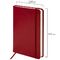 Ежедневник датированный 2024 А5 138x213 мм, BRAUBERG "Metropolis Special", под кожу, красный, 114961