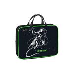 Папка текстильная с ручками 1 отделение, А4 Berlingo "Over the planet", 350*265*80мм, текстиль, на молнии