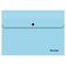 Папка-конверт на кнопке Berlingo "Instinct" А4, 330мкм, аквамарин