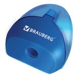 Точилка BRAUBERG BELL с контейнером, пластиковая, конусообразная, цвет корпуса ассорти, 226937