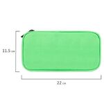 Пенал-косметичка BRAUBERG, 1 отделение, органайзер, полиэстер, 22x11,5x6 см, зеленый, 270844
