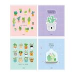 Тетрадь 48л., А5, клетка MESHU "SucCUTElent", выборочный УФ-лак