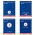 Блокнот МАЛЫЙ ФОРМАТ А6 108х146 мм, 48 л., гребень, мелованная картонная обложка, клетка, BRAUBERG, "Морские", ассорти, 125698