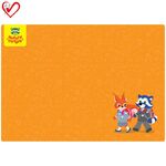 Клеенка для уроков труда Мульти-Пульти "Школьная", однотонная с рисунком, 50*70см, ПВХ