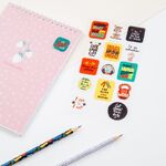 Наклейки гелевые MESHU "Motivation", 10*22см, 15 наклеек, инд. уп., европодвес