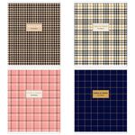 Тетрадь 48л., А5, клетка ArtSpace "Узоры. Check and tweed", эконом