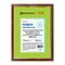 Рамка 30х40 см, пластик, багет 30 мм, BRAUBERG "HIT4", красное дерево с двойной позолотой, стекло, 391006