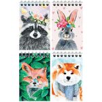 Блокнот А7 40л. на гребне ArtSpace "Картинки. Watercolors"