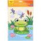 Аппликация жемчужная Мульти-Пульти "Лягушонок", 21*29,5см, с раскраской, европодвес