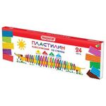 Пластилин классический ПИФАГОР "Веселая такса", 24 цвета, 360 г, СО СТЕКОМ, 106676
