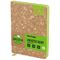Ежедневник недатированный, А5, 136л., кожзам, Berlingo "Green Series", зеленый срез, светло-коричневый