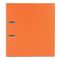 Папка-регистратор BRAUBERG с покрытием из ПВХ, 80 мм, с уголком, оранжевая (удвоенный срок службы), 227199