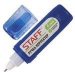 Ручка-корректор STAFF "College", 6 мл, металлический наконечник, плоский корпус, 227569
