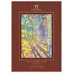 Папка для гуаши и акварели А4, 210х297 мм, 20 л., 160 г/м2, целлюлозная, мелкое зерно, "Бабье лето", ПГА4/20