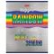 Тетрадь А5 48 л. HATBER скоба, клетка, металлизированный картон, "Rainbow" (5 видов в спайке), 48Т5мтлВ1