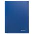 Папка 80 вкладышей BRAUBERG "Office", синяя, 0,8 мм, 222638