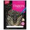 Гравюра-антистресс с эффектом золота "Златогривый лев", 18х24 см, основа, штихель, LORI, Гр-546