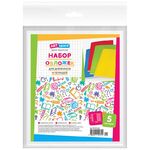 Набор обложек (5шт.) 215*360 для дневников и тетрадей, универсальная с липким слоем, ArtSpace, ПП 70мкм