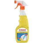 Средство для мытья стекол и зеркал 500 мл, LAIMA PROFESSIONAL "Лимон", распылитель, 604652