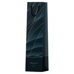 Пакет подарочный 12*36*8,5см ArtSpace "Special. Graphite", матовое ламинирование, отд. фольгой, под бутылку